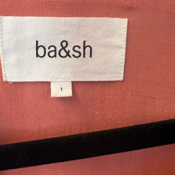 ba&sh “WILL” Framboise Metallic Paisley Mini Dress Size US 4 (FR 1) - Picture 4 of 12